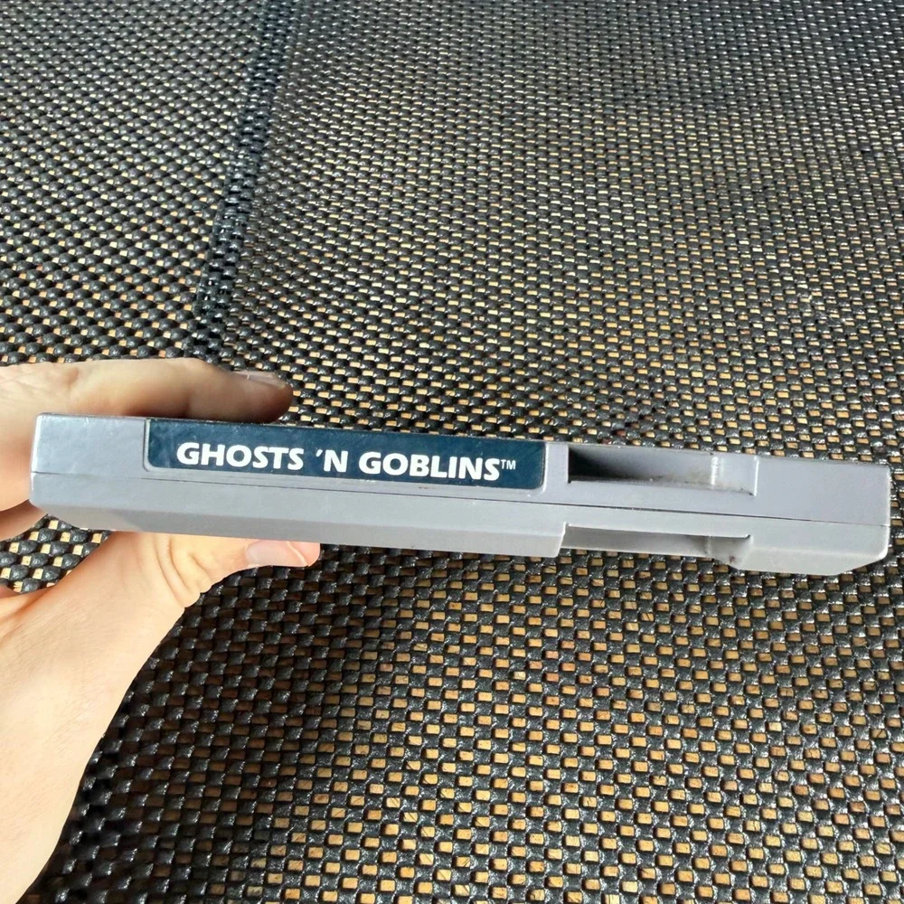 Capcom Ghosts 'N Goblins NES Video Game Cartridge Grey Retro 8-Bit Nintendo